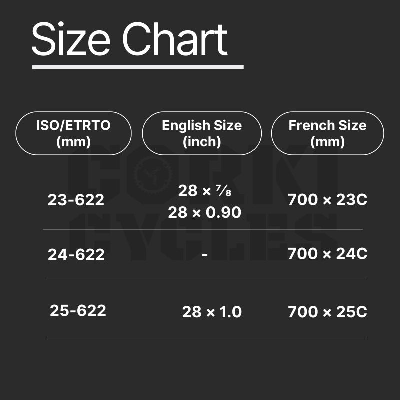 corki دورات كوركي 700c الأنابيب الداخلية لإطارات الدراجة 700 x 23c 24c 25c صمام بريستا 80 مم، أنبوب دراجة ثقيل 28 بوصة للطرق الحصى Fixie Hybrid 2 Pack - Image 2